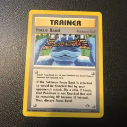 Focus Band 86/111 Neo Genesis Rare Pokemon Card NM - Image 1