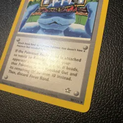 Focus Band 86/111 Neo Genesis Rare Pokemon Card NM - Image 3