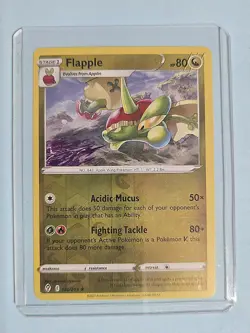 2021 Flapple 120/203 - Reverse Holo Rare - Evolving Skies - NM Pokemon TCG - Image 2