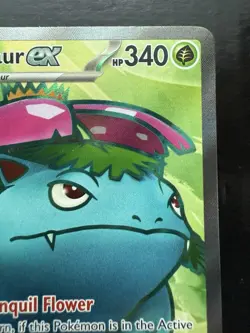Pokemon Venusaur ex Scarlet & Violet 151 182/165 Holo Ultra Rare Full Art (NM) - Image 3
