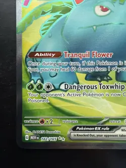 Pokemon Venusaur ex Scarlet & Violet 151 182/165 Holo Ultra Rare Full Art (NM) - Image 4