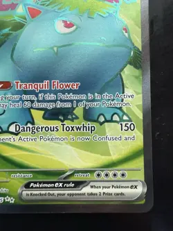 Pokemon Venusaur ex Scarlet & Violet 151 182/165 Holo Ultra Rare Full Art (NM) - Image 5