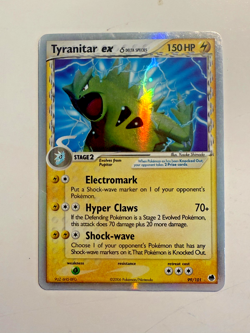 Tyranitar ex (Delta Species) Holo 99/101 Dragon Frontiers Pokemon TCG MP/LP - Image 1