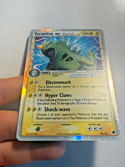Tyranitar ex (Delta Species) Holo 99/101 Dragon Frontiers Pokemon TCG MP/LP - Image 2