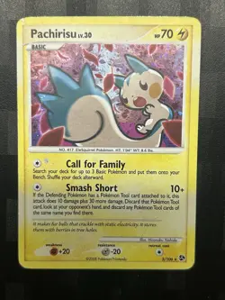 Pokemon TCG Pachirisu LV.30 Holo Card 5/106 Great Encounters 2008 MP - Image 1