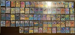Pokemon Lot Of 75 Ex Cards English Sword And Shield + Mega Evolution NM - Mint - Image 1
