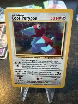 Pokemon TCG English Cool Porygon Holo Black Star Promo #15 NM - Image 1