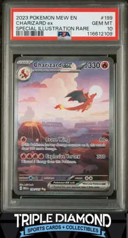 2023 Pokemon 151 #199/165 Charizard Ex Special Illustration Rare PSA 10 FDP59 - Image 1