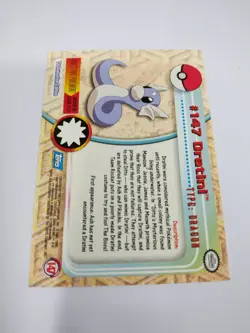 2000 Topps Pokemon TV Animation Edition Series 3 Non Holo #147 Dratini - Image 3