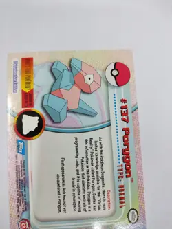 2000 Topps Pokemon TV Animation Edition Series 3 Non Holo #137 Porygon - Image 3