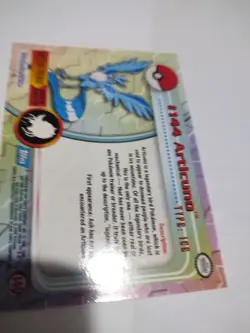 Mint 2000 Topps Pokemon TV Animation Edition Series 3 Non Holo #144 Articuno - Image 4