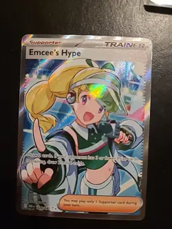 Emcee's Hype 220/182 - Double Rare - Destined Rivals - Pokemon TCG NM - Image 1