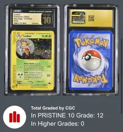Swirled Pokemon Ledian Skyridge Holo Rare #H14 CGC 10 Pristine - Image 1