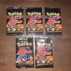 TEAM ROCKET POKEMON 1ST EDITION PACKS - Image 1