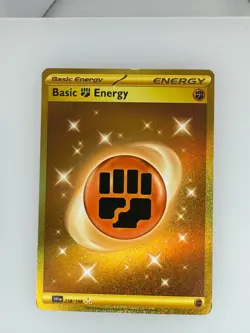 2023 Pokemon Scarlet & Violet Basic Fighting Energy 258/198 NM - Image 1