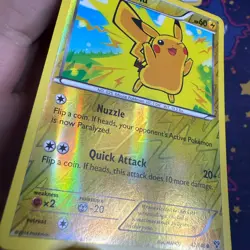 Pokemon Pikachu 42/146 XY Base Set Reverse Holo LP - Image 2