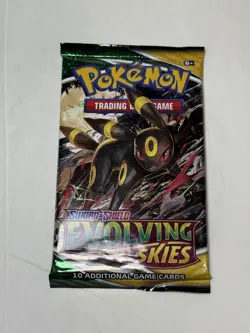 2021 Pokemon Evolving Skies Booster Pack Factory Sealed Umbreon ALT ART Sealed - Image 1