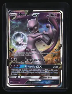 Pokemon MEWTWO GX 39/73 (Ultra Rare Holo) Shining Legends - NM/Near Mint - Image 1