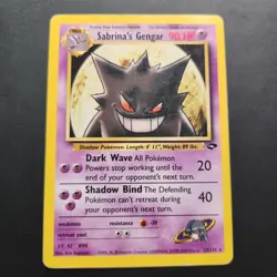 2000 Sabrina's Gengar 29/132 - Gym Challenge Non-Holo Rare - Pokemon TCG - MP - Image 1