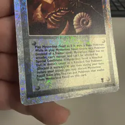 2002 Pokemon Legendary Collection Mysterious Fossil Reverse Holo #109/110 - Image 5