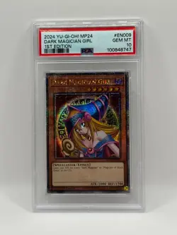 Dark Magician Girl Yugioh 2024 MP24-EN009 Quarter Century Secret Rare 1st PSA 10 - Image 1