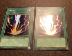 Yugioh - 2x Raigeki LOB-053 - Super Rare - LP/NM - Image 3