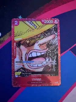 One piece TCG - Usopp St01-002 - One Piece Film Red Premium Collection NM - Image 1
