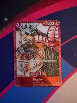 One piece TCG - Franky OP01-021 - One Piece Film Red Premium Collection NM - Image 1