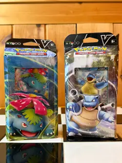 Pokemon TCG V Battle Decks Venusaur V and Blastoise V Promo Cards New Sealed - Image 1