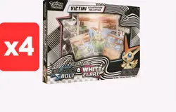 4X Pokemon Trading Card Unova Victini Illustration Collection BOX LOT 1 - Image 1