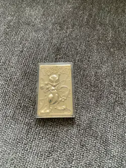 Genetic Pokemon Evolution Mewtwo 23K Gold Card in Box "1999" - Great Condition - Image 1
