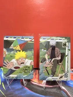 Naruto Kayou Heaven Scroll PU-003 & PU-004 English Cards Heaven Scroll NM - Image 5