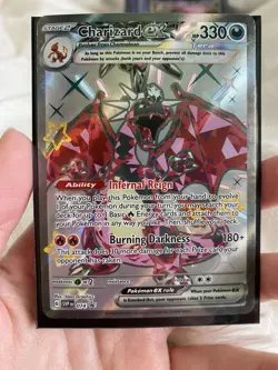 Charizard EX Pokemon TCG Scarlet & Violet Paldean Fates Promo Card - Image 1