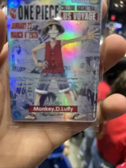 One Piece College Basketball US Voyage Promo Card P-001 - Image 1