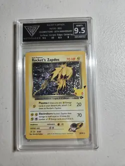 Rockets Zapdos Celebrations 25th - Get Graded 9.5 Mint - Graded Pokemon Card - Image 1