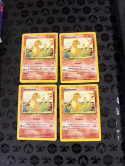 Pokemon TCG Charmander Base Set Unlimited Common Card 46/102 WOTC Vintage - Image 1