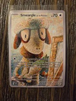 Pokemon Smeargle the Painter Van Gogh Black Star Promo Art Card - 70 HP - Image 1