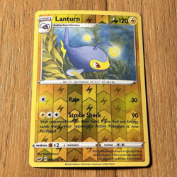 Lanturn 069/202 Sword & Shield Base Set Reverse Holo Pokemon Card NM - Image 1