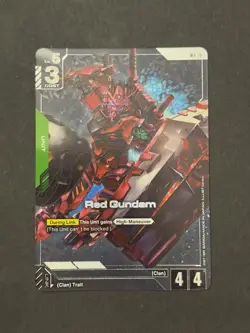Gundam Card Game Red Gundam R+ GD02-024 Dual Impact - Image 1