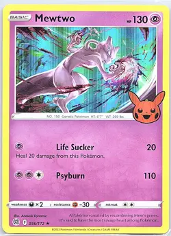 Mewtwo 056/172 Trick or Trade BOOster Bundle - Pokemon Card - NM - Image 1
