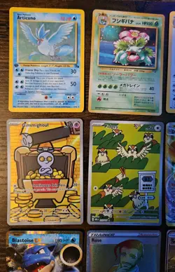 Pokemon 12 Card Lot. 1st Ed. Articuno Holo. Venusaur CD Promo. Ursaring Neo Holo - Image 2