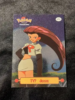 Topps Pokemon Tv Animation Series Jesse Textured Foil Card - Image 1