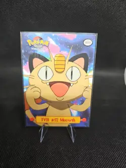 TV11 #52 MEOWTH TOPPS Series 1 Non-Holo Pokemon Card Near Mint - Image 1