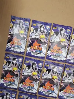 Lot Of 15 - Naruto Ccg Trading Card Sealed Booster Packs + Extra Card + Sleeves - Image 4