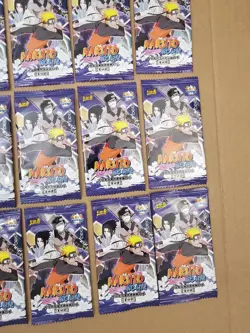 Lot Of 15 - Naruto Ccg Trading Card Sealed Booster Packs + Extra Card + Sleeves - Image 5