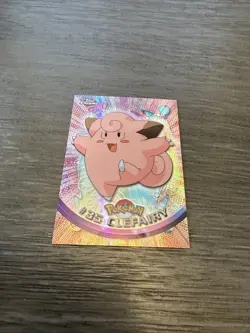 Topps Chrome 2000 Clefairy Pokemon Card #35 Holo SPECTRA - Image 1