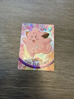 Topps Chrome 2000 Clefairy Pokemon Card #35 Holo SPECTRA - Image 3