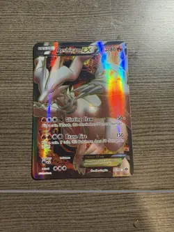 Pokemon TCG Reshiram-Ex Holo Full Art Ultra Rare Card Next Destinities 95/99 LP - Image 1