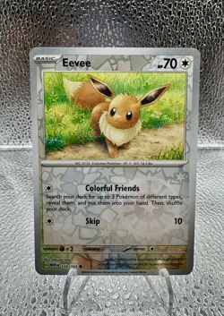 Pokemon 151 Eevee 133/165 Reverse Holo Scarlet Violet TCG Card - Image 1