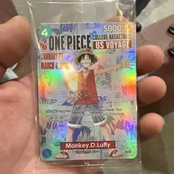 Bandai One Piece Card Game US Voyage Promo Pack Monkey D. Luffy - Image 1